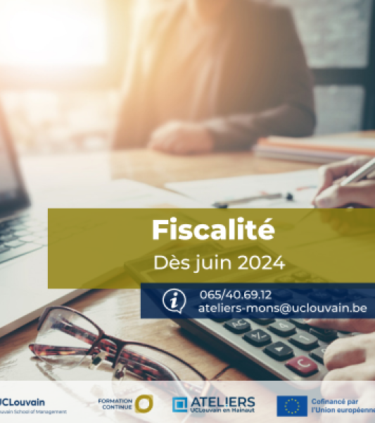 Ateliers de l’UCLouvain en Hainaut : Fiscalité