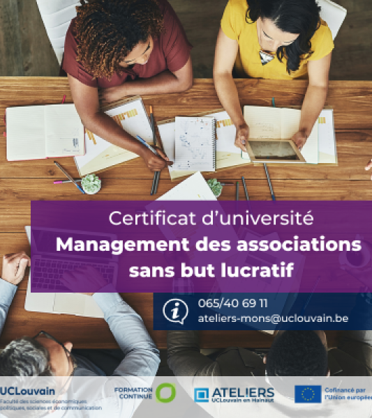 Formation Management des associations sans but lucratif 