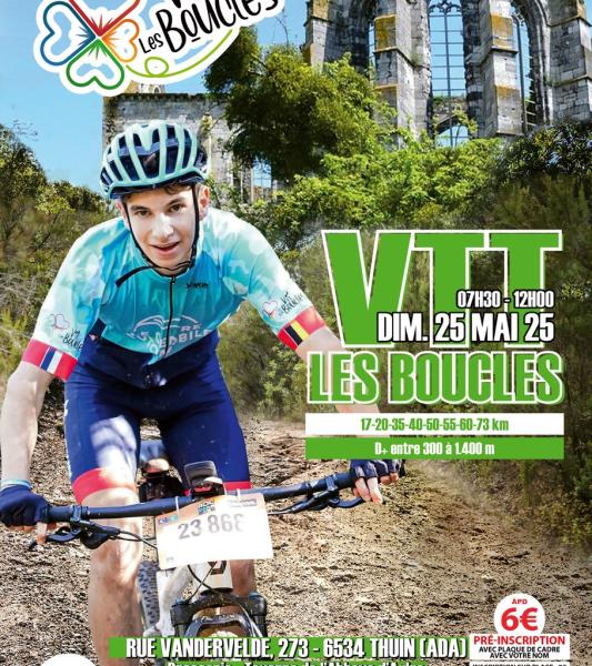 VTT Les Boucles 2025 – Sport, Nature & Solidarité au cœur de Thuin
