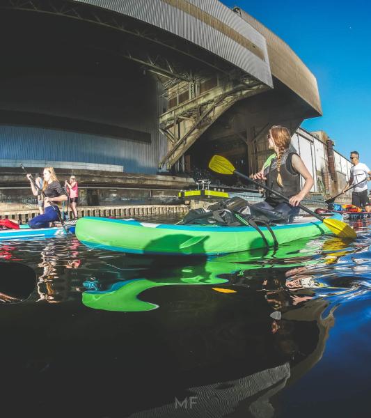 L’urbex en stand-up Paddle à Charleroi 