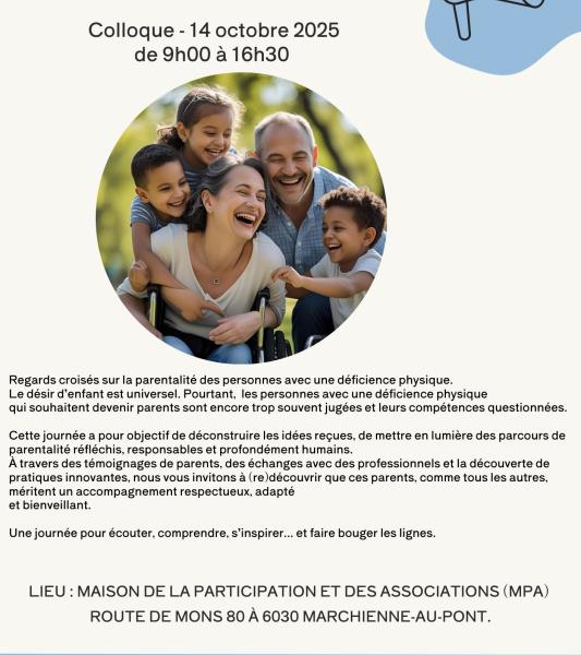 colloque : "Au coeur de la parentalité, la richesse des différences"