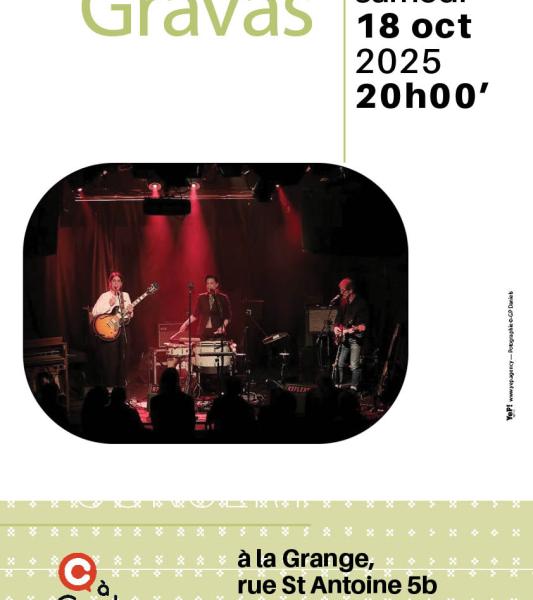 Folk/Rock : Gravas en concert