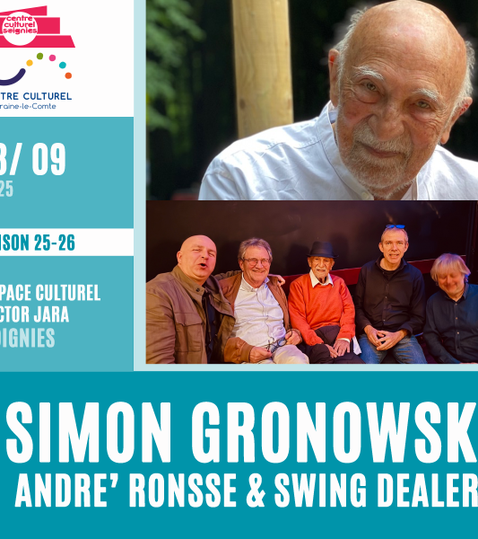 Concert exceptionnel de Simon Gronowski, André' Ronsse & Swing Dealers