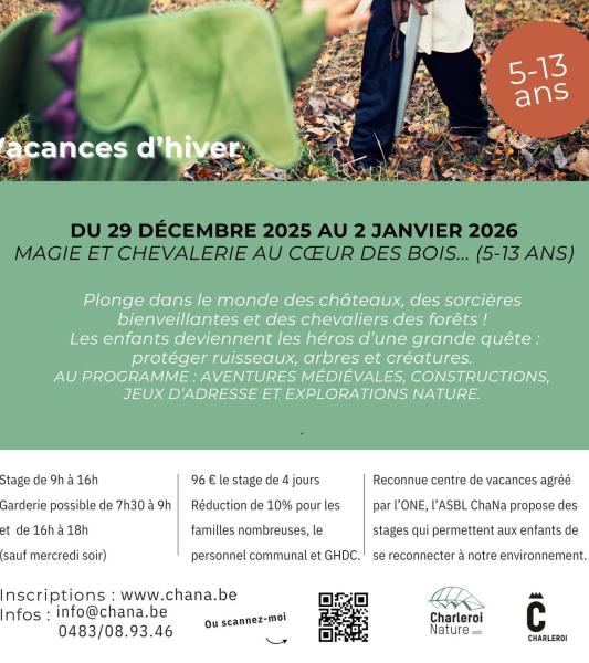 Stage d'hiver : Magie et Chevalerie au Cœur des Bois
