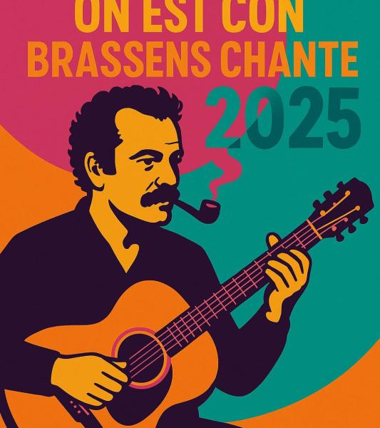 « Brassens chante 2025 : quand on est con, on est con ».