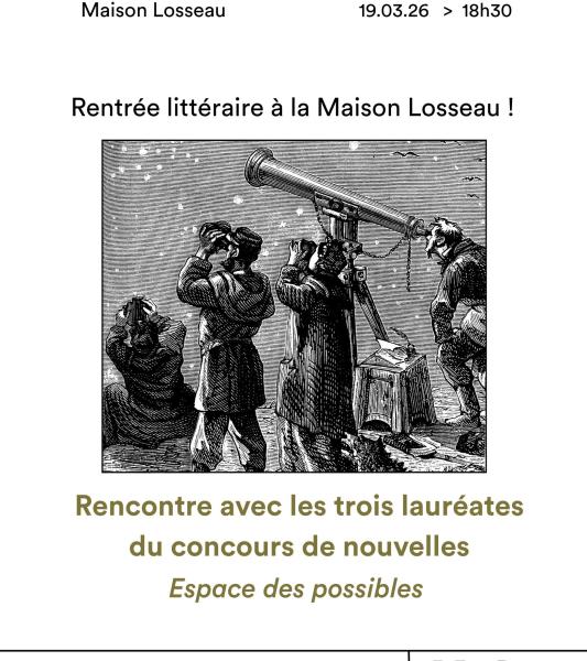 Rentrée littéraire à la Maison Losseau 