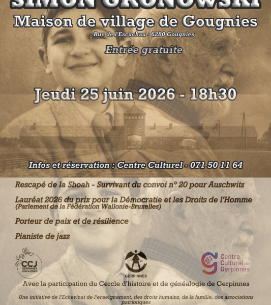 Conférence Simon Gronowski 