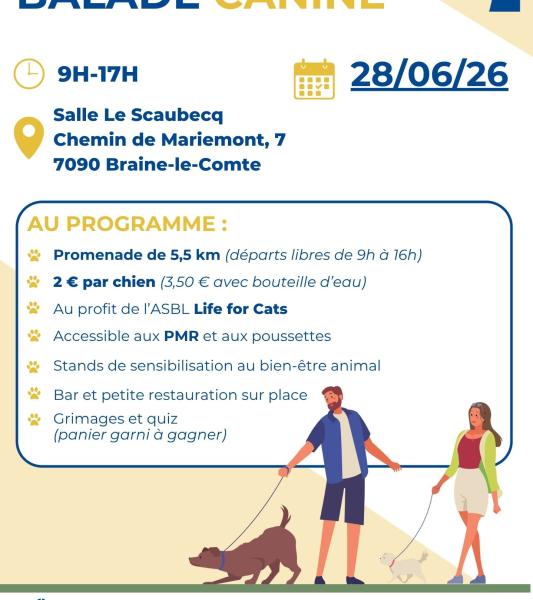 Journée Bien-être animal et d’une balade canine
