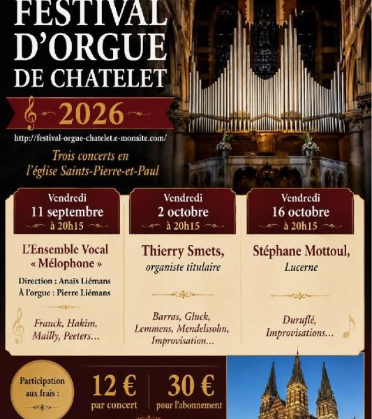 42e Festival d'orgue de Châtelet