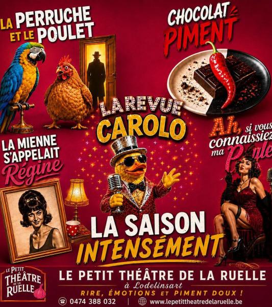 Petit Théâtre de la Ruelle. Saison 2026 - 2027 La Saison Intensément