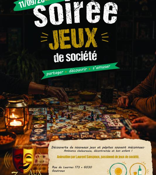 Soirée jeux de société