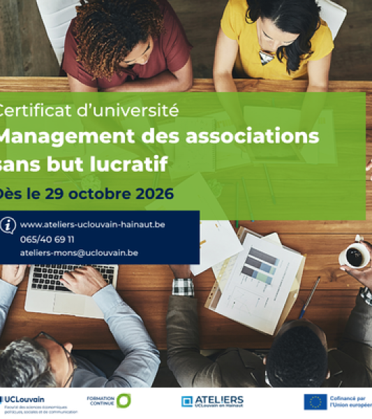 Certificat universitaire en management des ASBL 