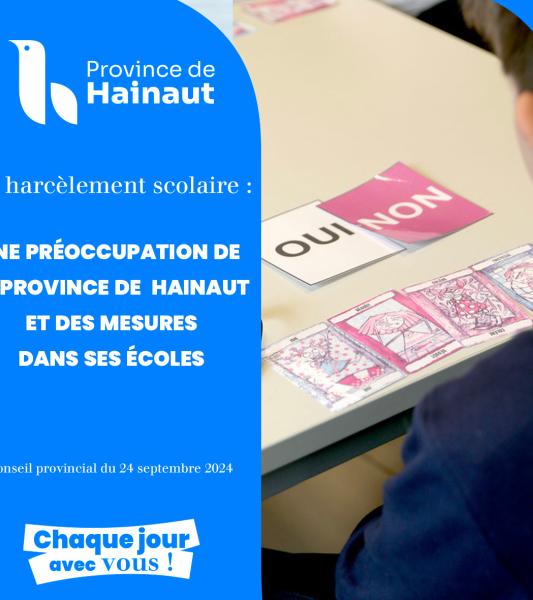 Une préoccupation à la Province de Hainaut