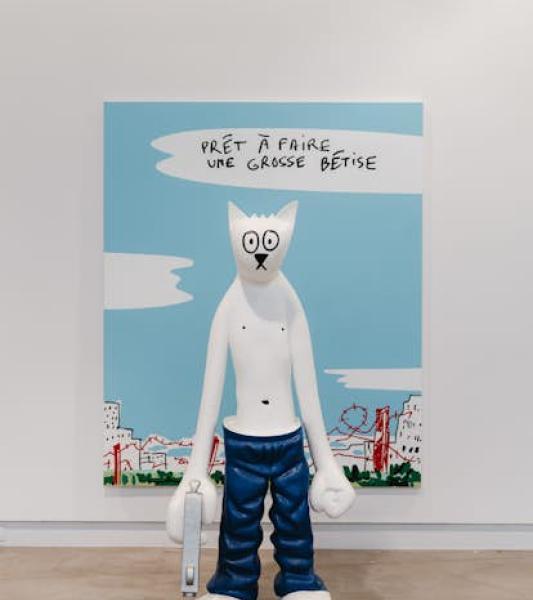 Alain Séchas, Grosse Bêtise, 2003. Collection de la Province de Hainaut, en dépôt au BPS 22. Photo Leslie Artamonow