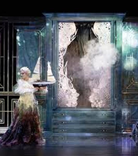 vue d'un décor de la petite sirène 