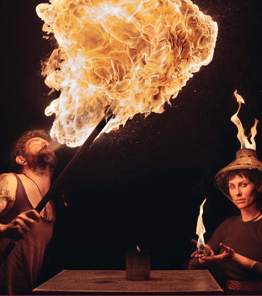 spectacle de feu