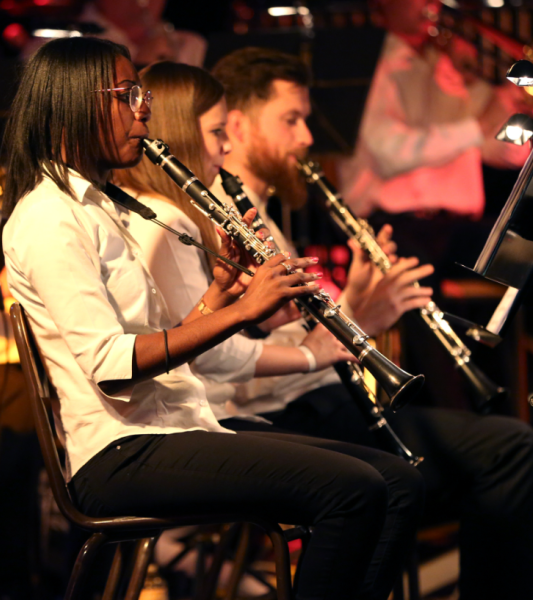 Modern music orchestra