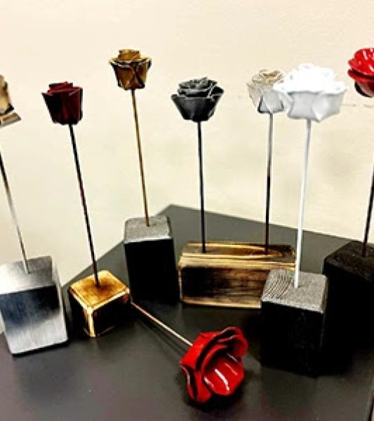 steel flower