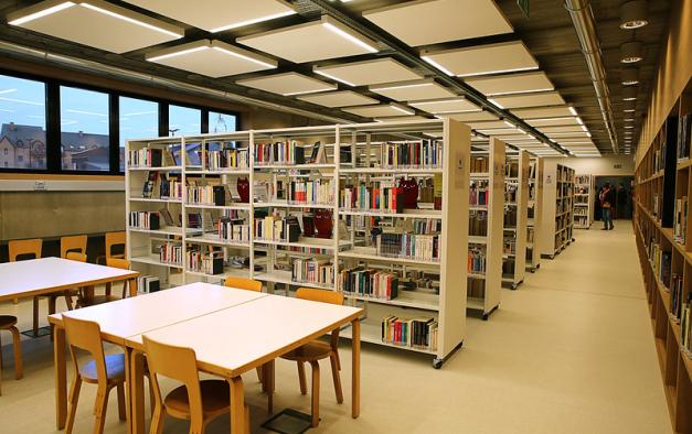 Rayonnage de bibliothèque