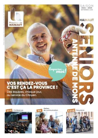 Hainaut Seniors Mons - Activités 2024 / 2025