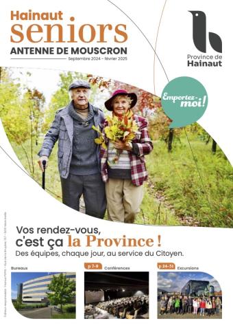 Hainaut Seniors Mouscron - Activités 2024 / 2025