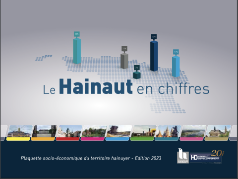La Province du Hainaut en quelques chiffres 2023 – Brochure et plaquette